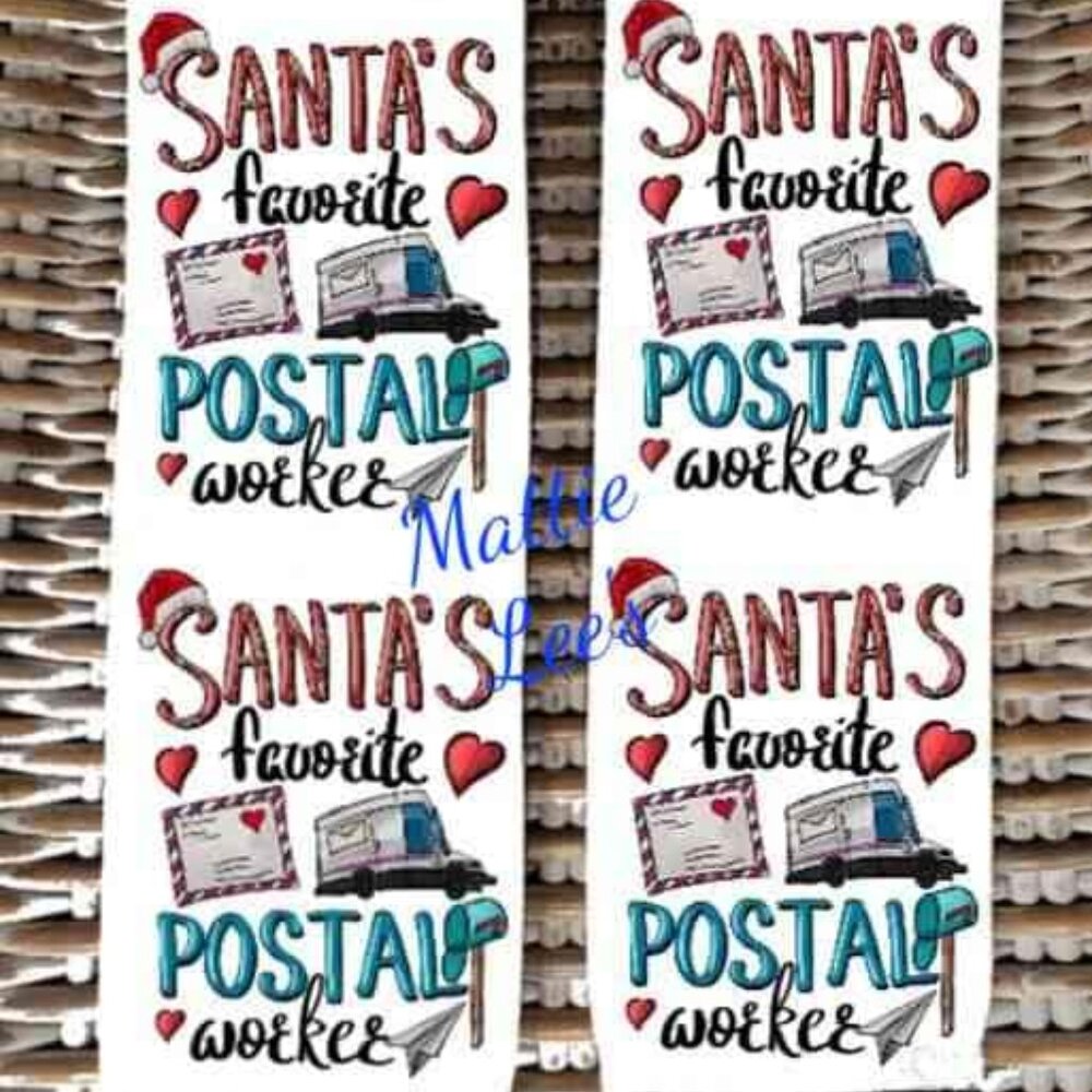 Santa's Favorite Postal Worker Ankle Socks